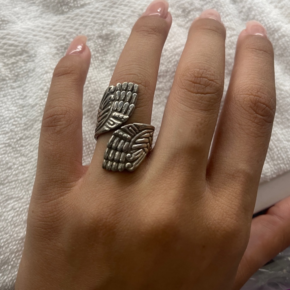 costume jewelry ring, thrifted years ago, fits size 7-7.5